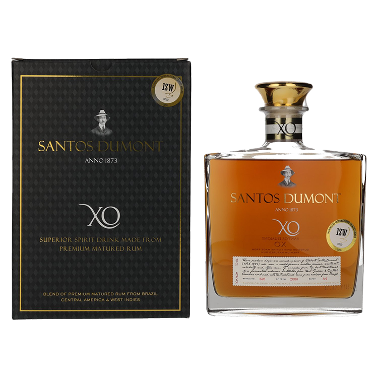 Rum XO Superior Santos Dumont + GB 0,7 l