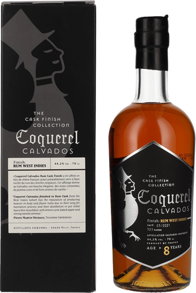 Sadno žganje Calvados Coquerel 8yo Cask Finish + GB 0,7 l