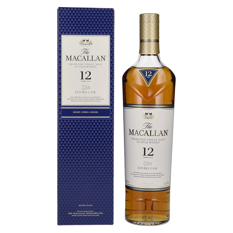 Škotski Whisky 12 Years Old DOUBLE CASK Macallan + GB 0,7 l