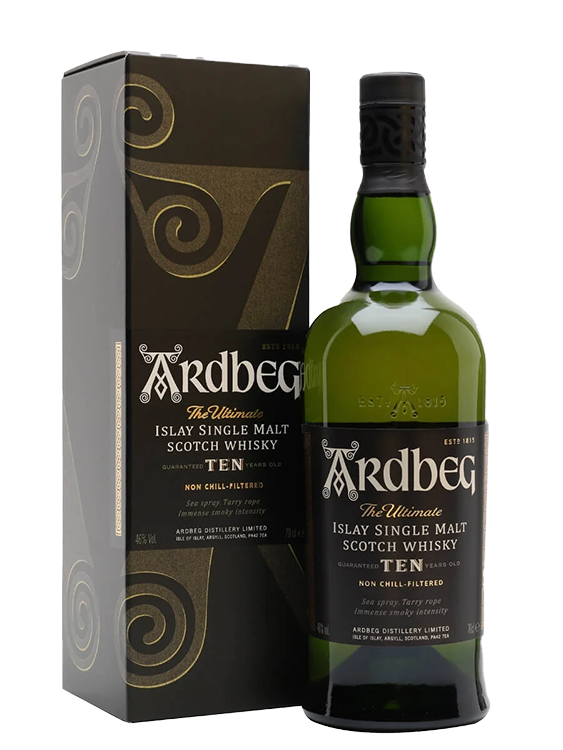 Škotski whisky Ardbeg Ten + GB 0,7 l