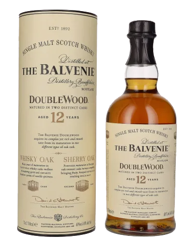 Škotski whisky Balvenie 12 YO + GB 0,7 l
