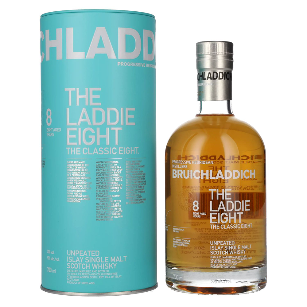 Škotski Whisky Bruichladdich THE LADDIE EIGHT 8 yo + GB 0,7 l