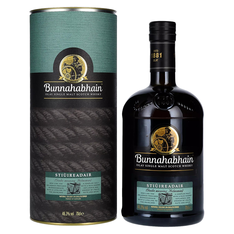 Škotski whisky Bunnahabhain STIUIREADAIR Islay Single Malt + GB 0,7 l