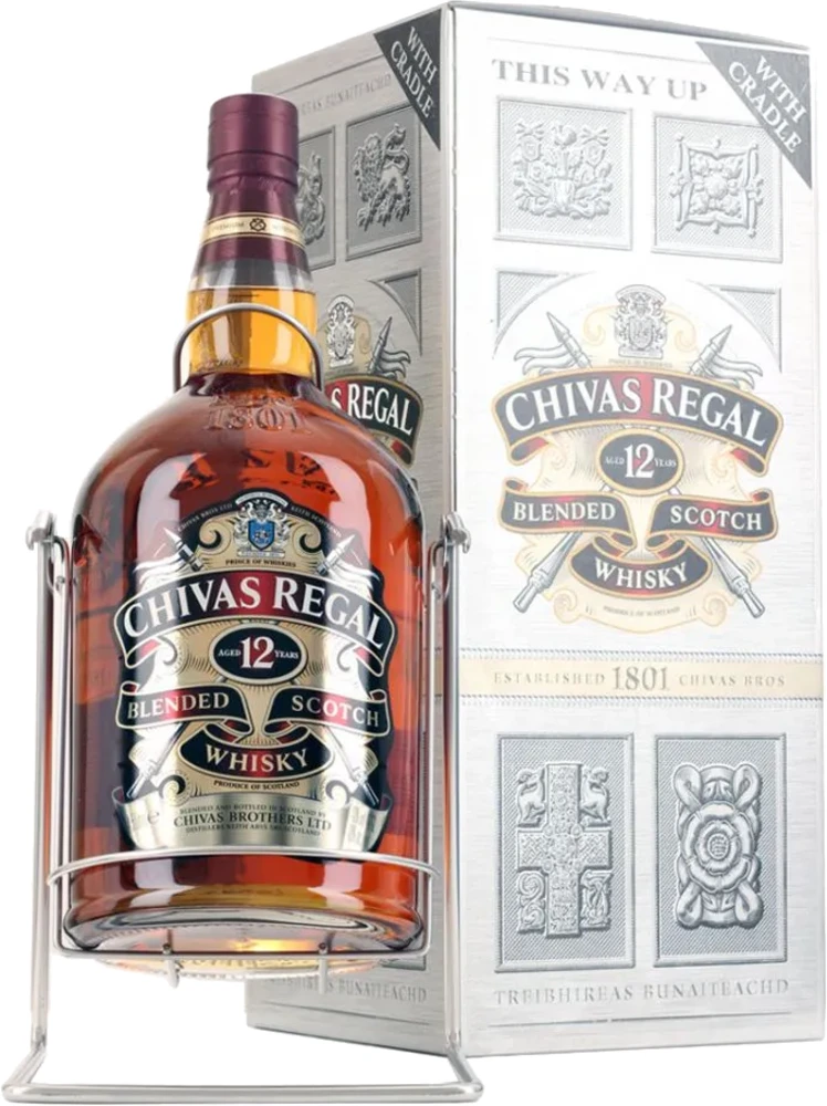 Škotski whisky Chivas Regal 12 let + stojalo 4,5 l