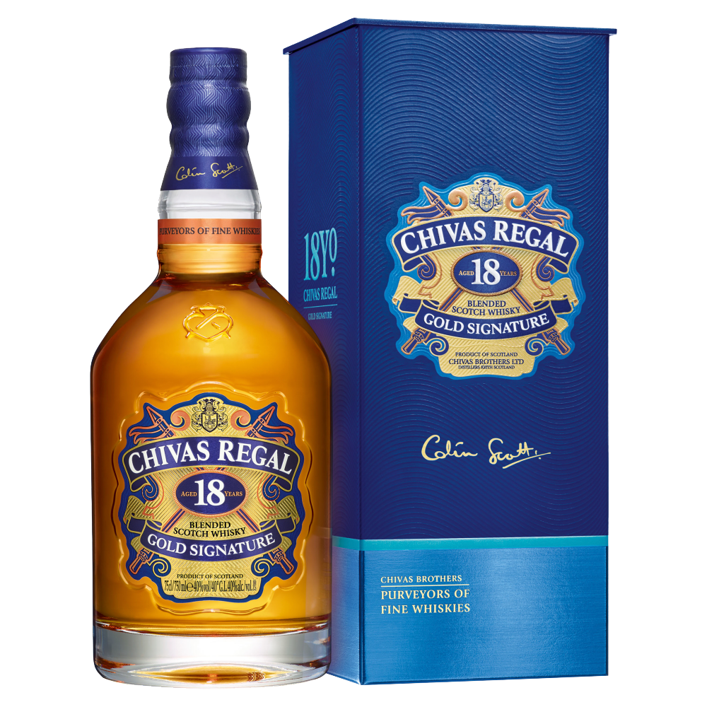 Škotski whisky Chivas Regal 18 let + GB 0,7 l