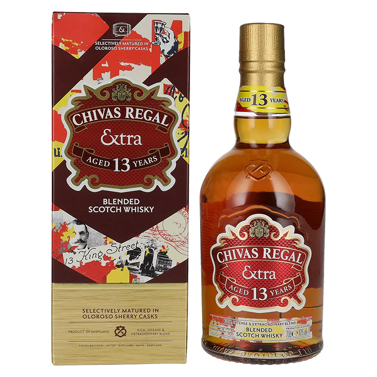 Škotski whisky Chivas Regal Extra 13 let Sherry Cask + GB 0,7 l