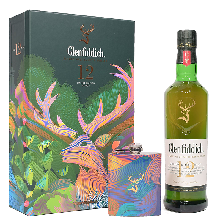 Škotski whisky Glenfiddich 12 yo Hip Flask 0,7 l