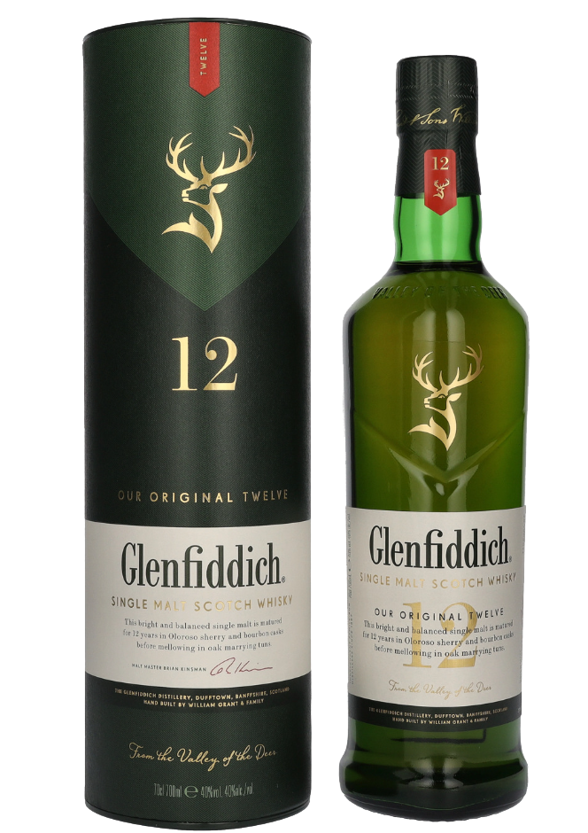 Škotski whisky Glenfiddich 12 yo + GB 0,7 l
