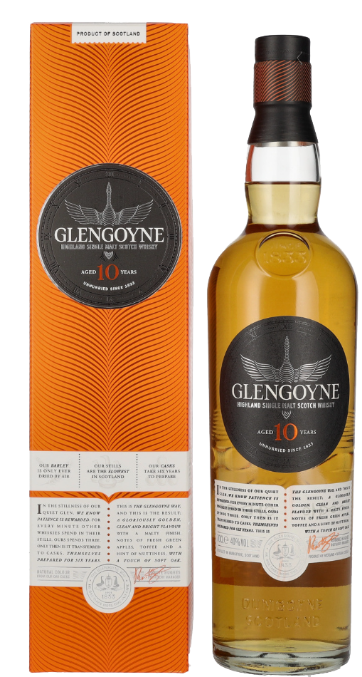 Škotski Whisky Glengoyne 10 Y.O. + Gb 0,7 l