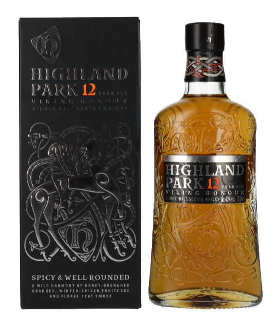 Škotski Whisky Highland Park 12 Viking Honour + GB 0,7 l