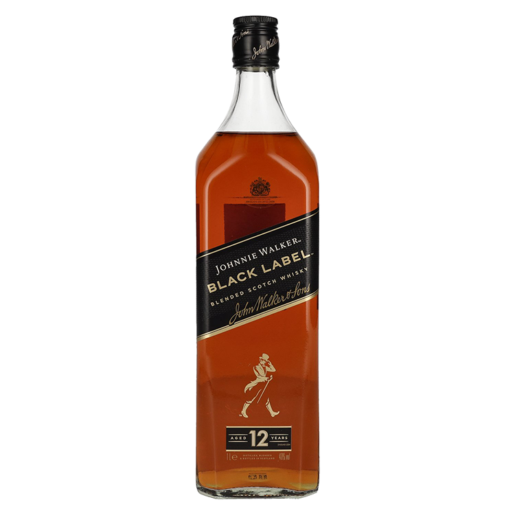 Škotski whisky Johnnie Walker Black Label 1 l