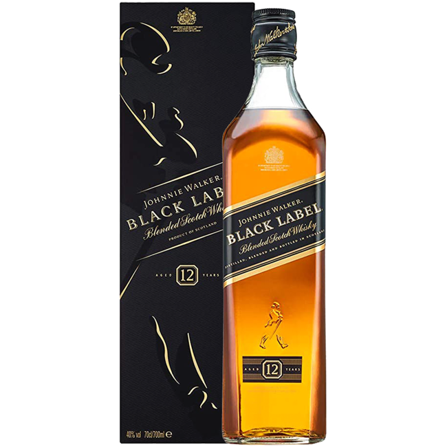 Škotski whisky Johnnie Walker Black Label 12 + GB 0,7 l