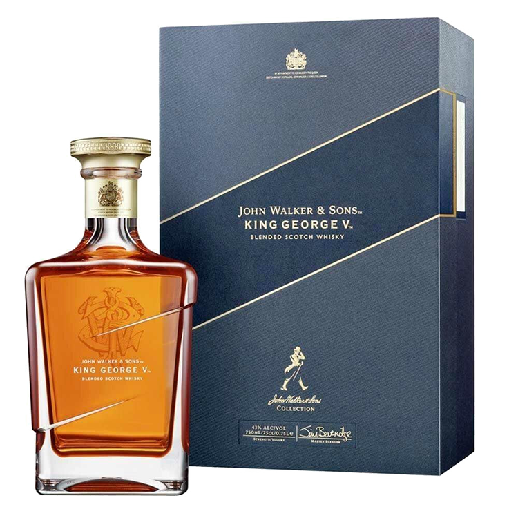 Škotski whisky Johnnie Walker & Sons King George V Blended + GB 0,7 l