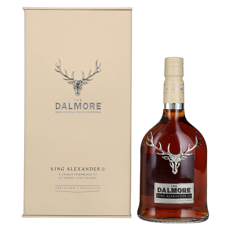 Škotski whisky King Alexander III Higland Single Malt The Dalmore + GB 0,7 l