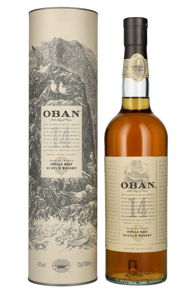 Škotski whisky Oban 14 + GB 0,7 l