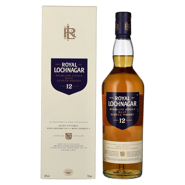 Škotski whisky Royal Lochnagar 12 Single malt + GB 0,7 l