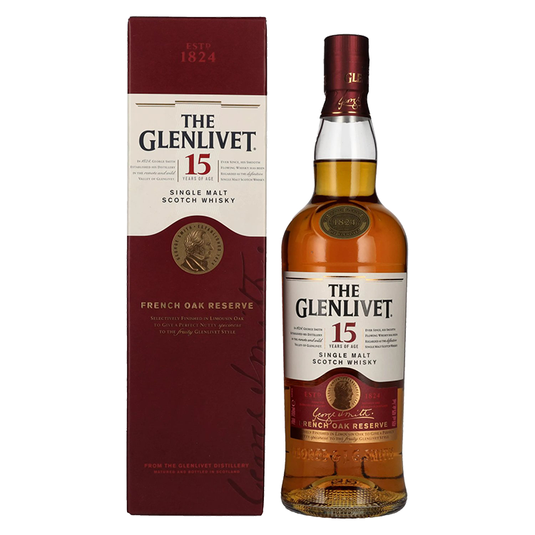 Škotski whisky The Glenlivet 15 - French Oak 0,7 l