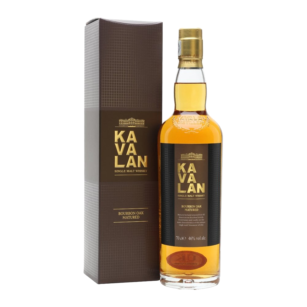 Tajvanski Whisky Bourbon Oak Matured Kavalan + GB 0,7 l