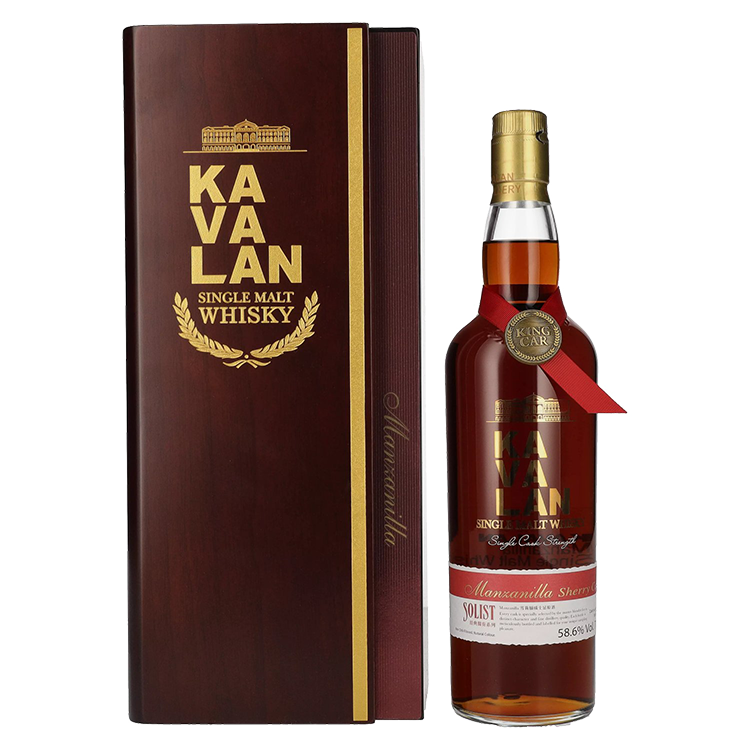 Tajvanski Whisky SOLIST Manzanilla Cask Kavalan + GB 0,7 l