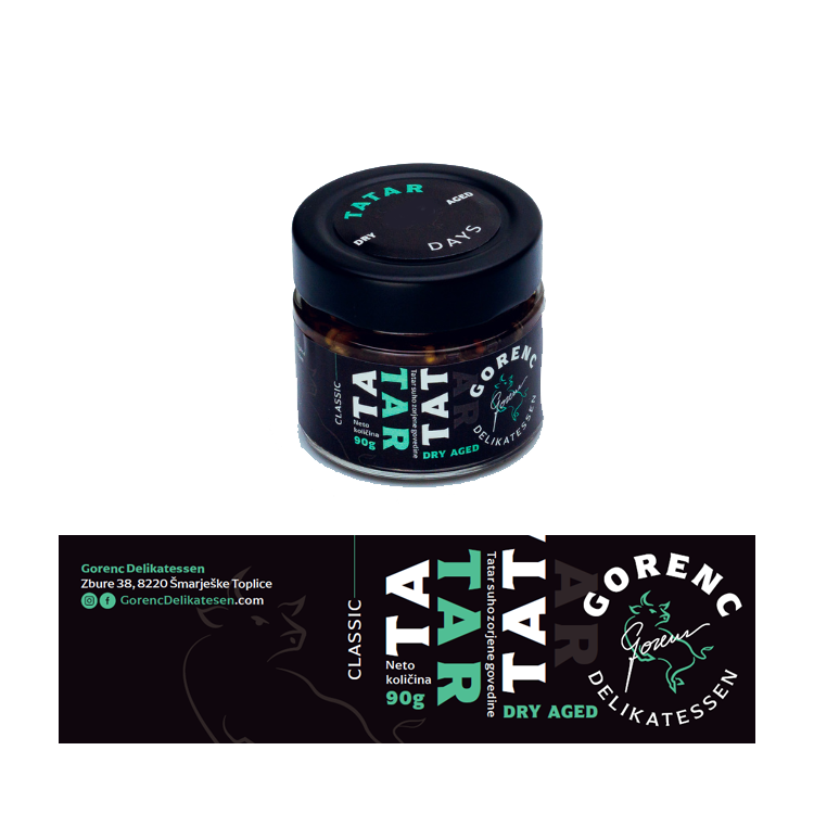 Tatar Classic 800+ dni Gorenc Delikatessen 90 g