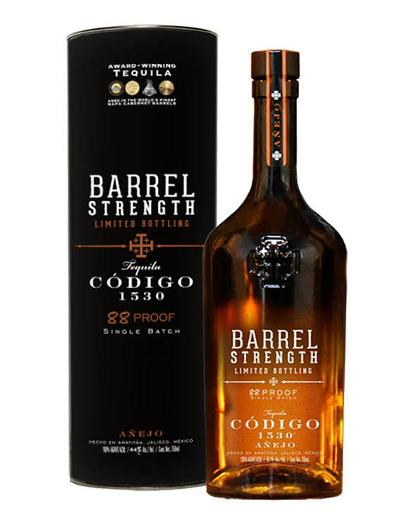 Tequila Barrel Strength Anejo Codigo 1530 + GB 0,7 l