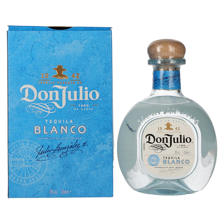 Tequila Don Julio Blanco + GB 0,7 l