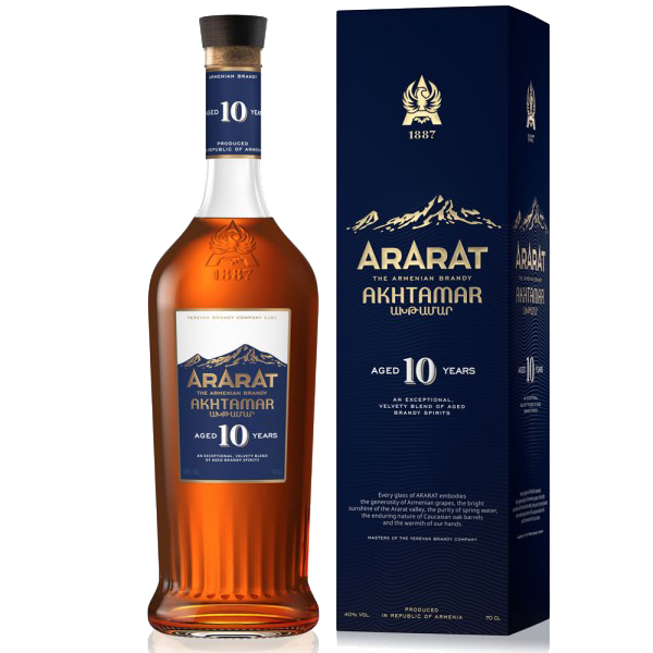 Vinjak Brandy Ararat 10 Y Akhtamar + GB 0,7 l