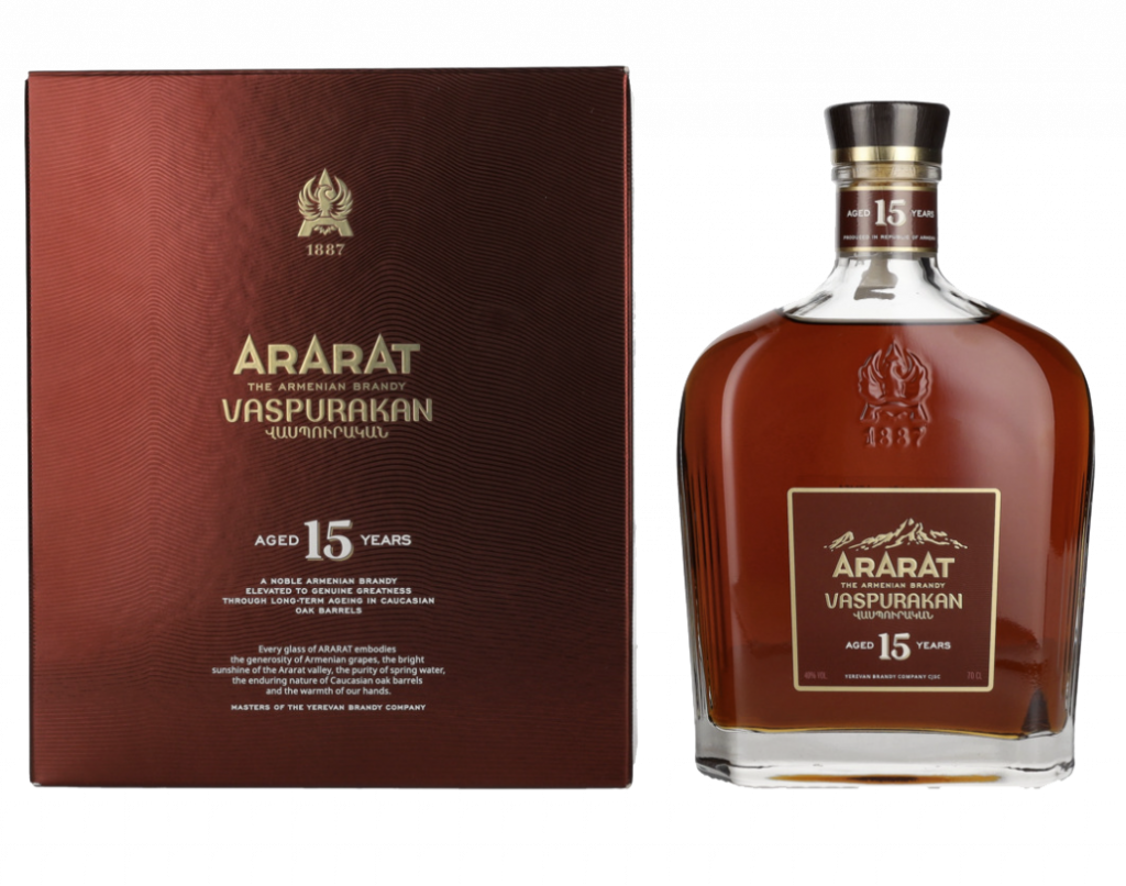 Vinjak Brandy Ararat 15 Y Vaspurakan + GB 0,7 l