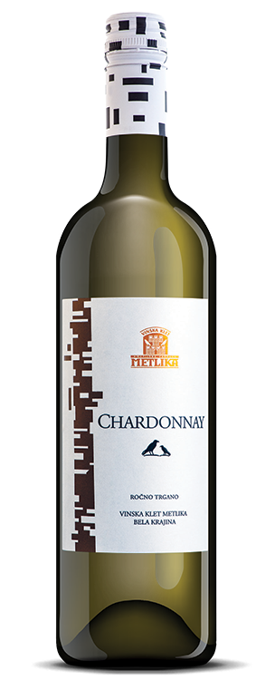 Vino Chardonnay 2020 VK Metlika 0,75 l