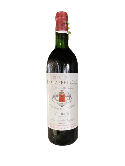 Vino Comte de Malet Roguefert 1981 Chateau la Gaffeliere 0,75 l