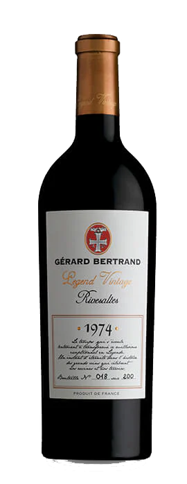 Vino Legende Vintage Rivesaltes 1974 Gerard Bertrand 0,75 l