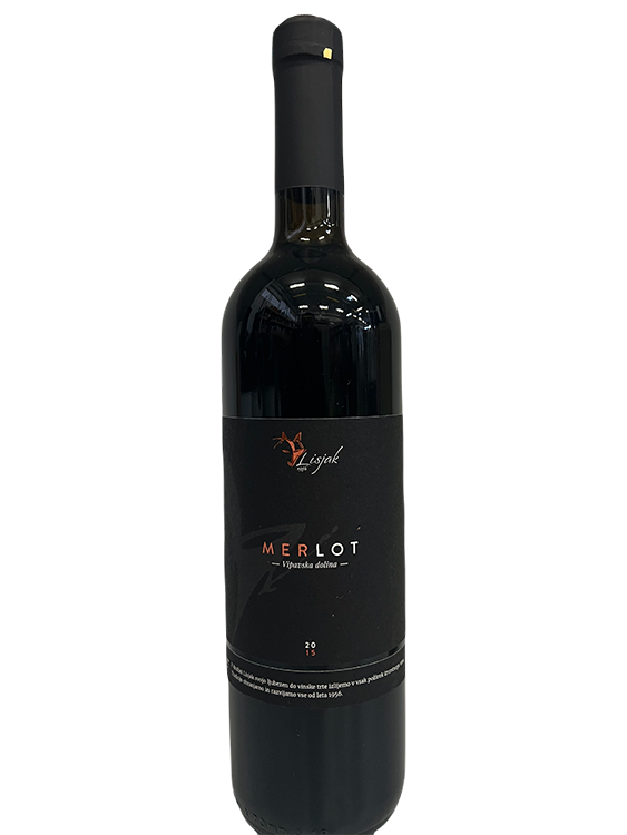 Vino Merlot 2015 Lisjak 1956 0,75 l