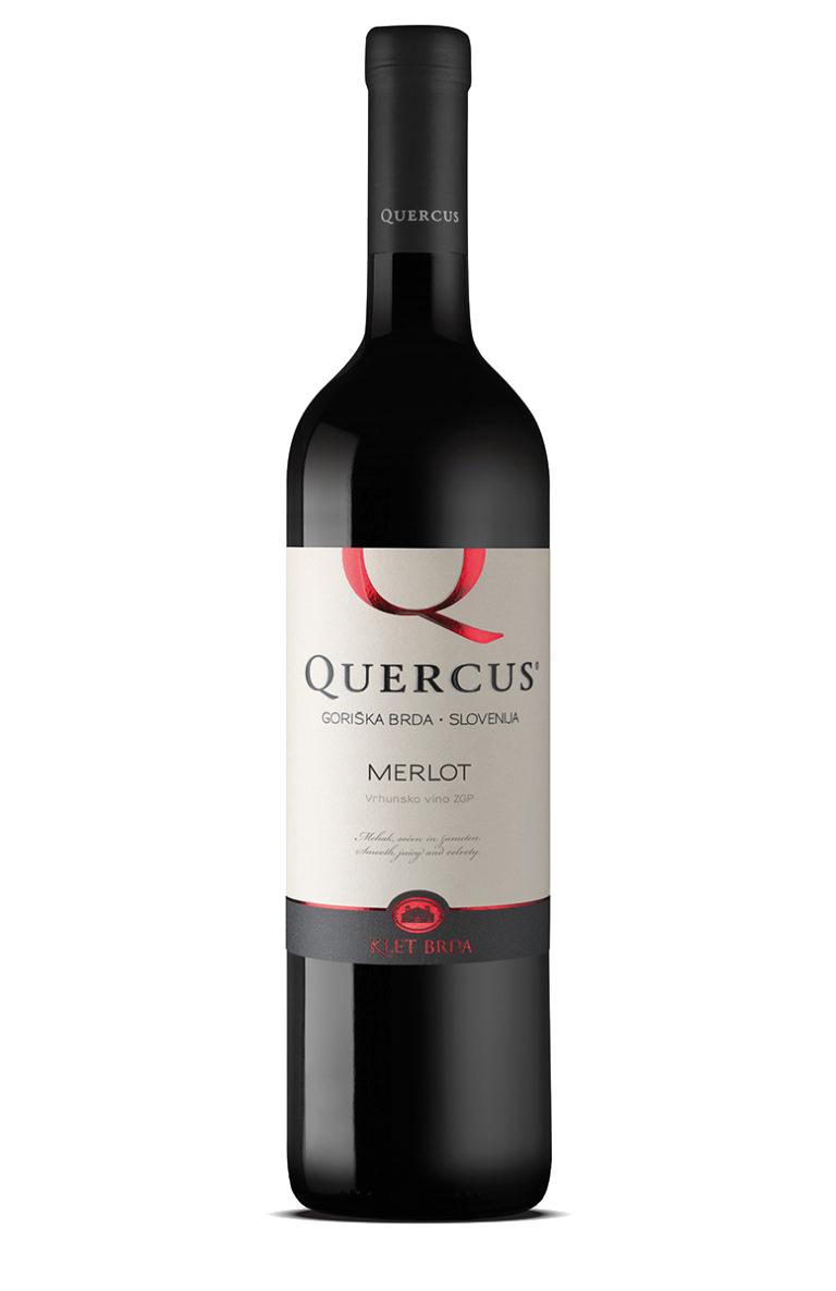 Vino Merlot Quercus Klet Brda 0,75 l