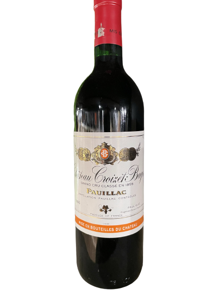 Vino Pauillac 1996 Chateau Croizet-Bages 0,75 l