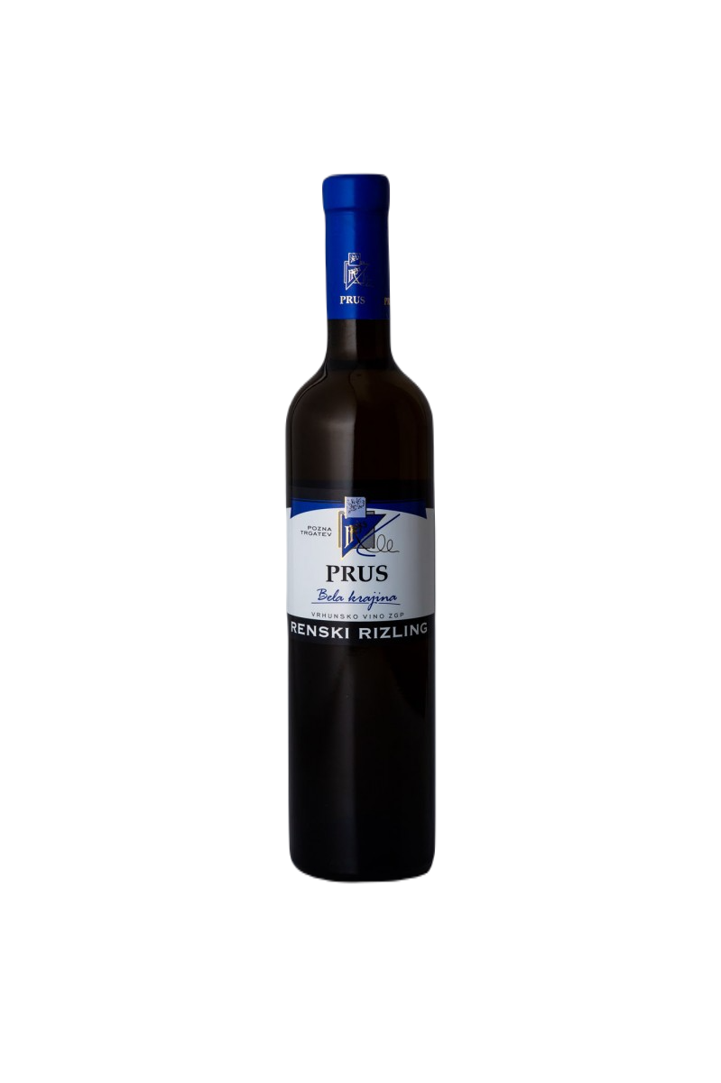 Vino Renski rizling - pozna trgatev Prus 0,5 l