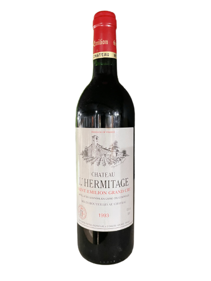 Vino Saint-Emilion Grand Cru 1993 Chateau L'Hermitage 0,75 l