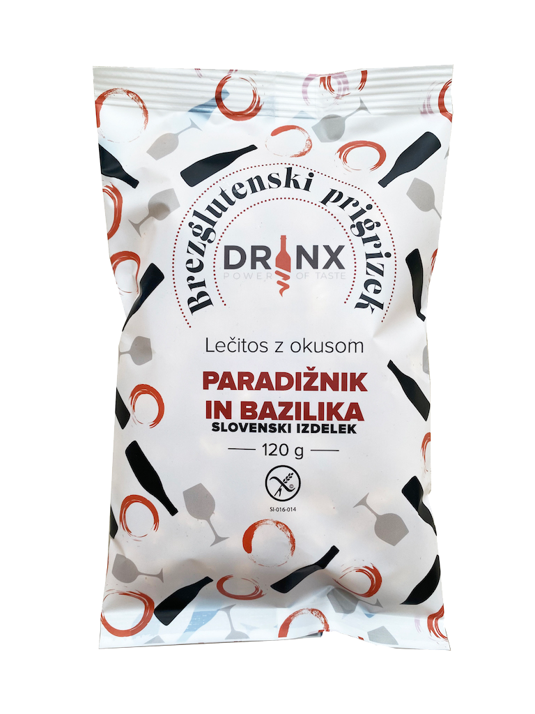 WineSnack paradižnik in bazilika 120 g