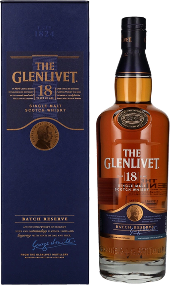 Škotski whisky The Glenlivet 18 let 0,7 l Drinx.si
