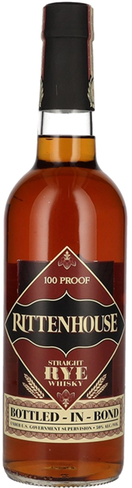 Ameriški Whisky Rittenhouse Famous Straight Rye 100% Proof 0,7 l