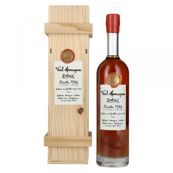 Armagnac Vieil Armagnac Delord Vintage 1986 + GB 0,7 l