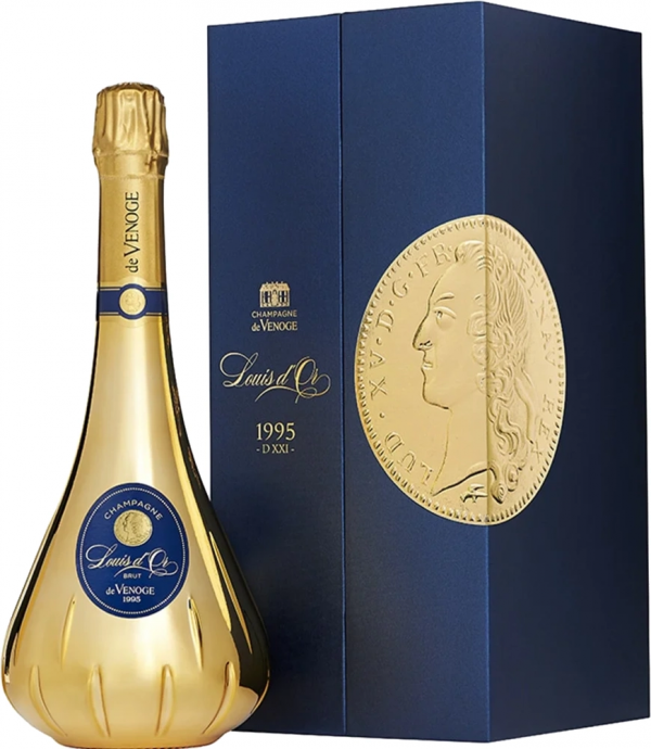 Champagne Louis d Or 1995 De Venoge + GB 0,75 l