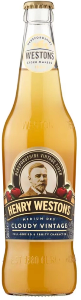 Cider Henry Westons Cloudy Vintage STK 0,5 l