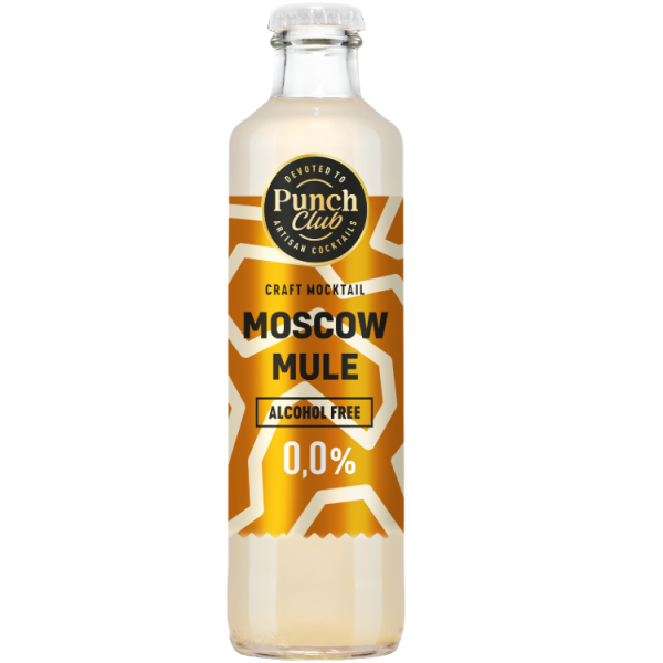 Cocktail Brezalkoholni Moscow Mule 0.0% Punch Club 0,25 l