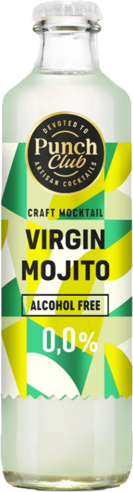 Cocktail Brezalkoholni Virgin Mojito 0.0% Punch Club 0,25 l