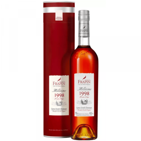 Cognac Frapin Millesime 1998 25y + GB 0,7 l