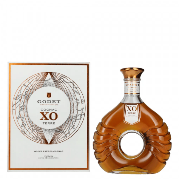 Cognac Godet XO TERRE + GB 0,7 l