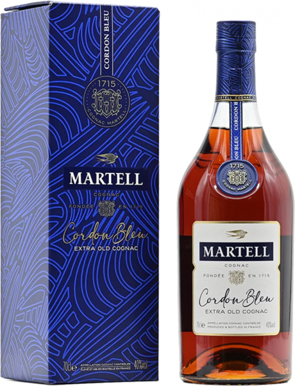 Cognac Martell Cordon Bleu + GB 0,7 l