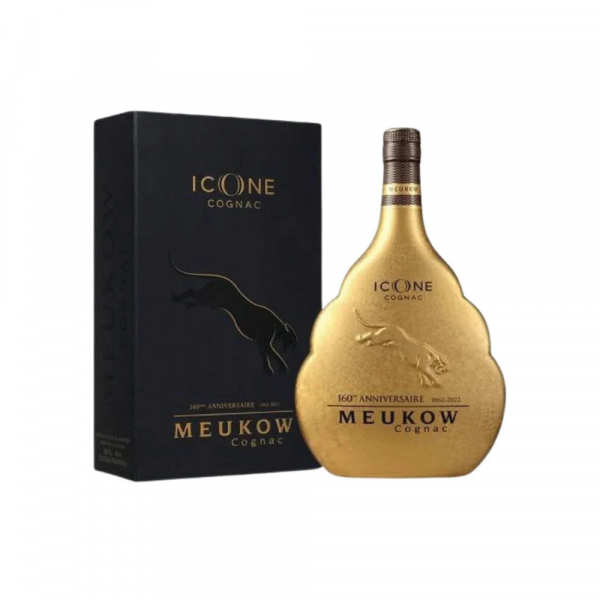 Cognac Meukow ICONE GOLD + GB 0,7 l