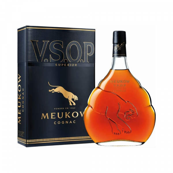 Cognac Meukow VSOP + GB 0,7 l