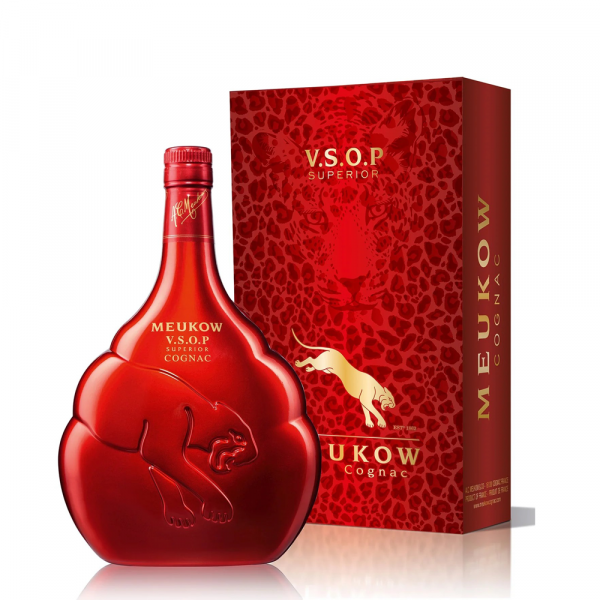 Cognac Meukow VSOP Red + GB 0,7 l